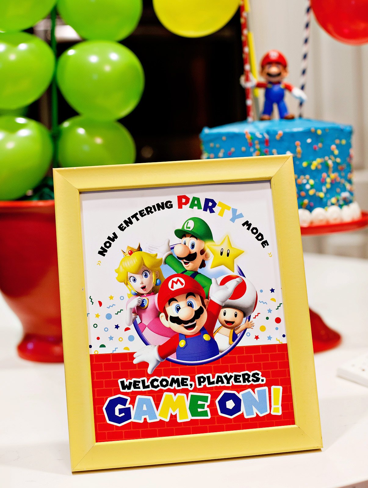 Super Mario Birthday Party Ideas DIY + FREE Printables